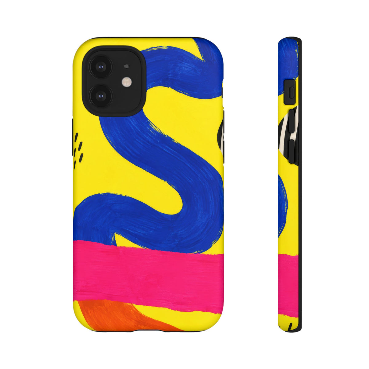 Offbeat iPhone Tough Case | Abstract Color Block Art