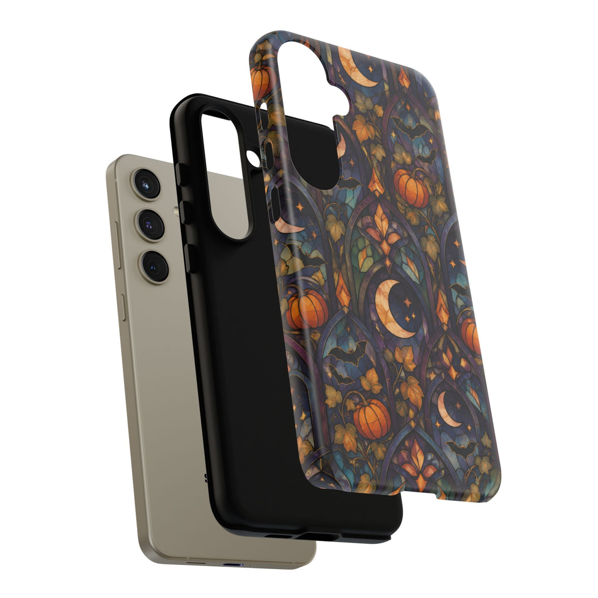 Amber Moon Window Samsung Galaxy Tough Case | celestial halloween