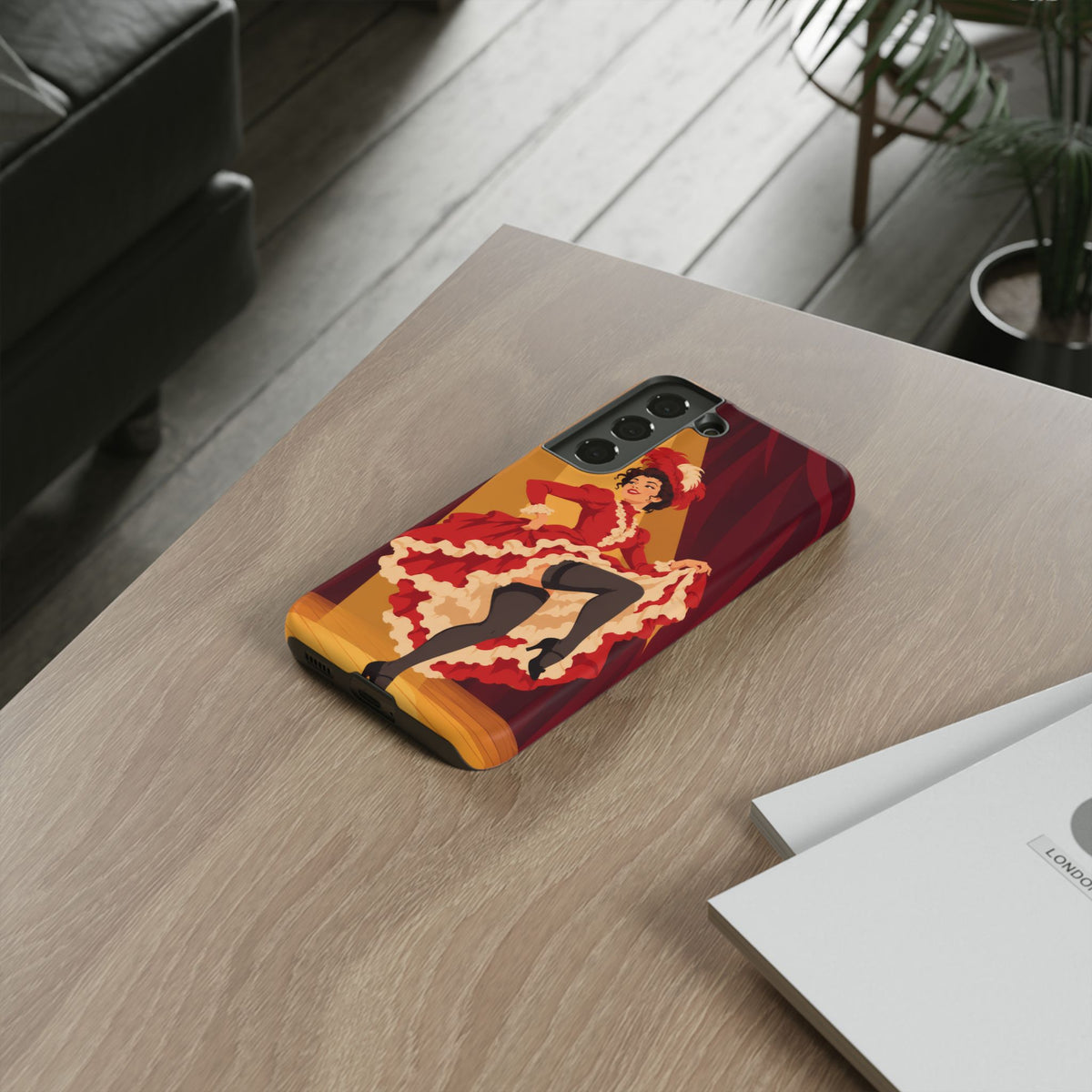 Moulin Rouge Dancer — Crimson Cabaret Samsung Galaxy Tough Case | cabaret dancer