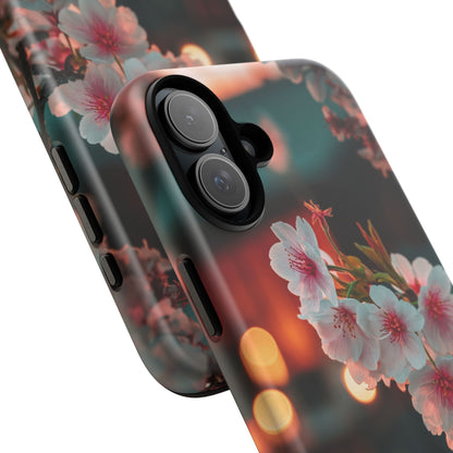 Kyoto Blossom Lanterns iPhone Tough Phone Case