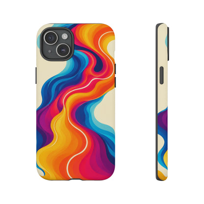 Electric Tide iPhone Tough Case | psychedelic wave