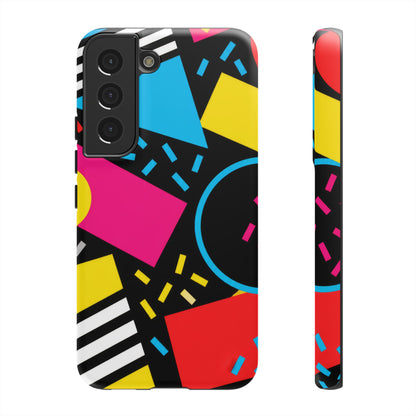 Midnight Confetti Samsung Galaxy Tough Case | Bright Abstract on Black