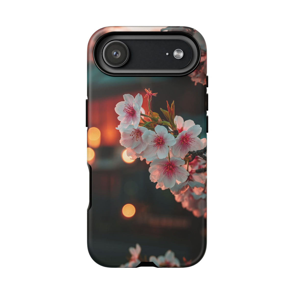 Kyoto Blossom Lanterns iPhone Tough Phone Case