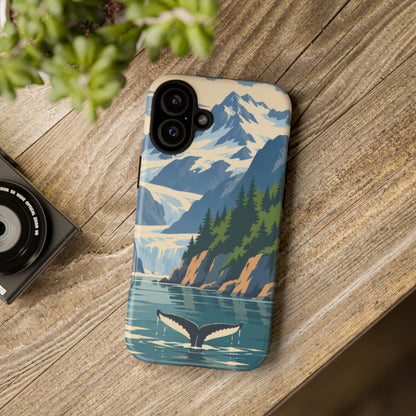 Glacier Bay — Fjord Silence iPhone Tough Case
