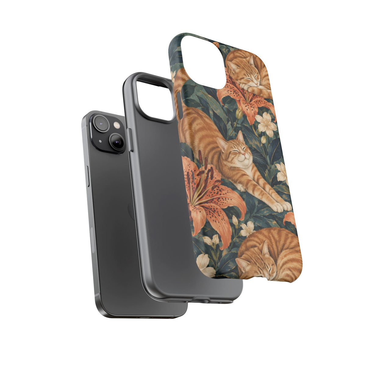Tiger Lily Tabby iPhone Tough Case | tabby cats