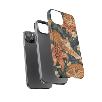 Tiger Lily Tabby iPhone Tough Case | tabby cats