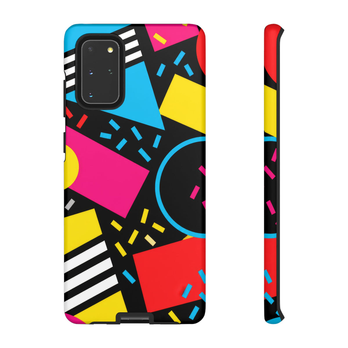 Midnight Confetti Samsung Galaxy Tough Case | Bright Abstract on Black