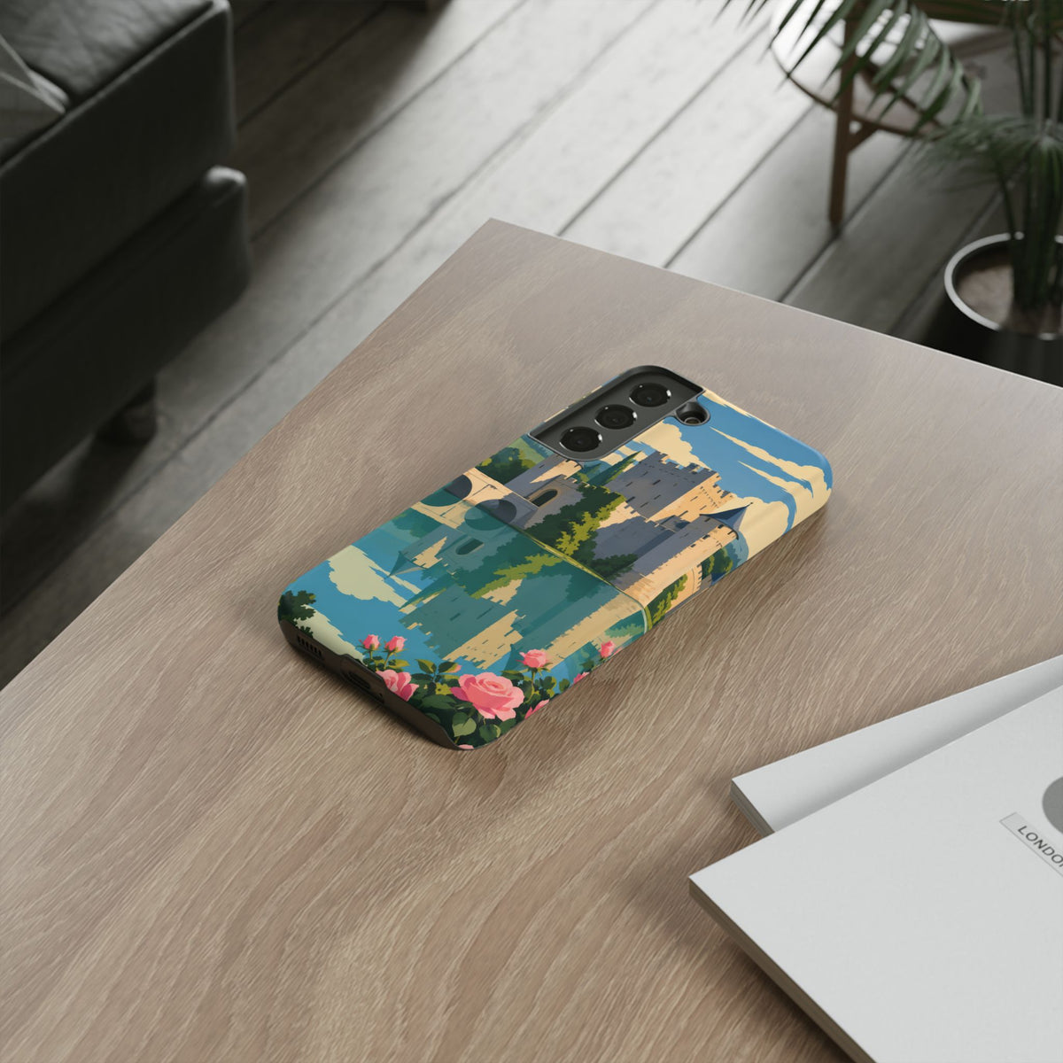 English Castle — Moat and Roses Samsung Galaxy Tough Case