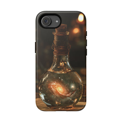 Bottled Cosmos iPhone Tough Case | Galaxy in an Antique Bottle