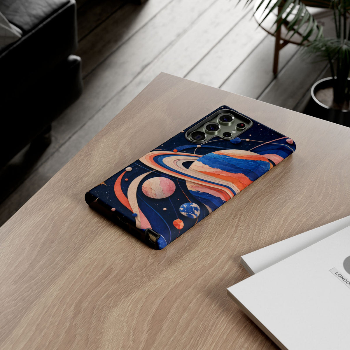Cosmic Cut Paper Samsung Galaxy Tough Case | modern space