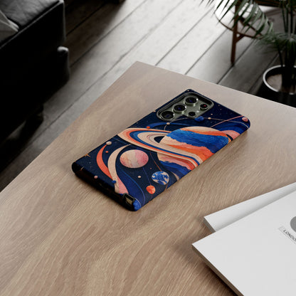 Cosmic Cut Paper Samsung Galaxy Tough Case | modern space