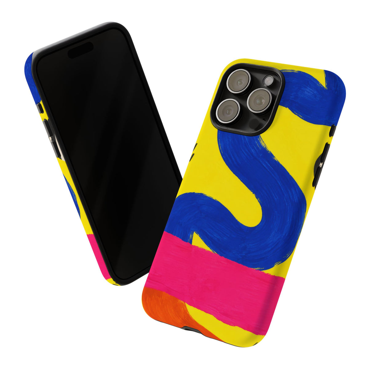 Offbeat iPhone Tough Case | Abstract Color Block Art