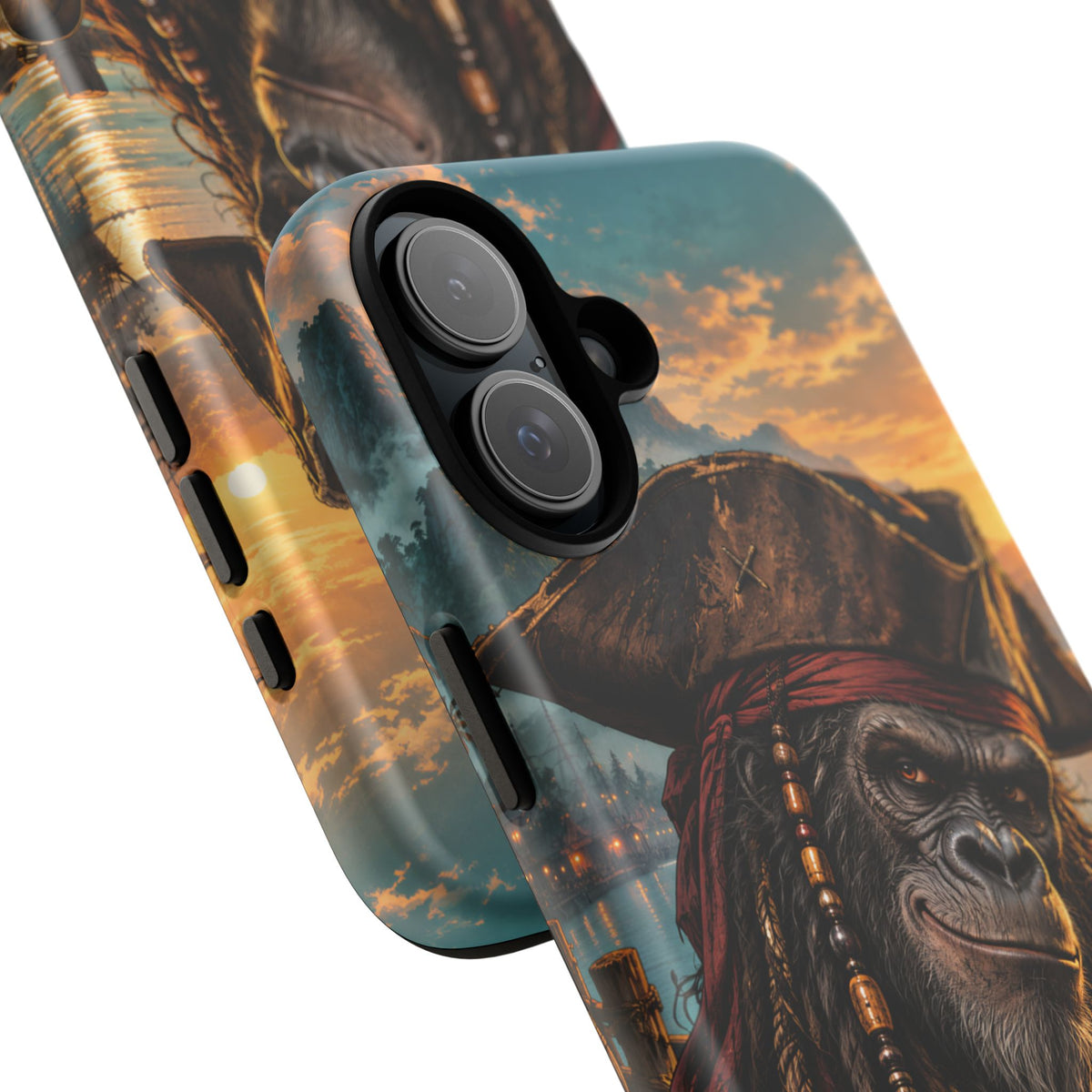 Pirate Gorilla iPhone Tough Case | Captain Silverback