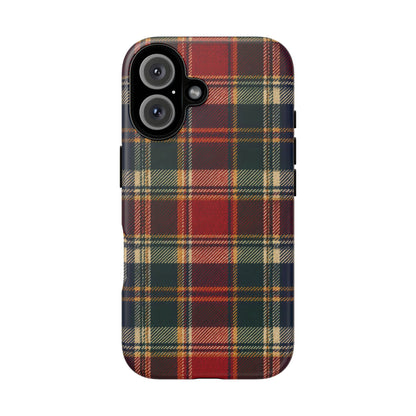 Highland Holiday iPhone Tough Case | christmas plaid
