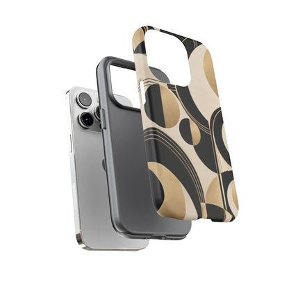 Pearl Orbit iPhone Tough Case | art deco