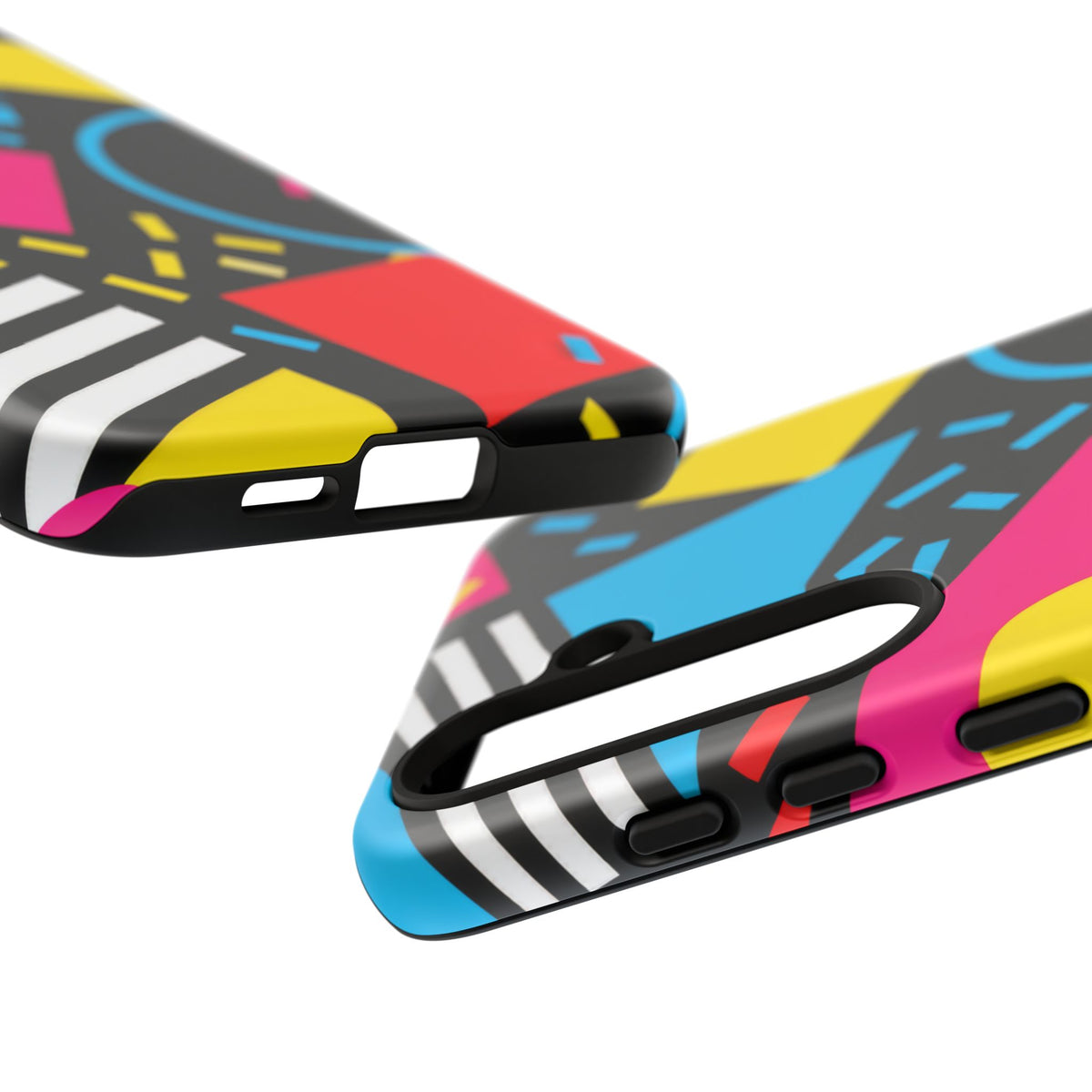 Midnight Confetti Samsung Galaxy Tough Case | Bright Abstract on Black