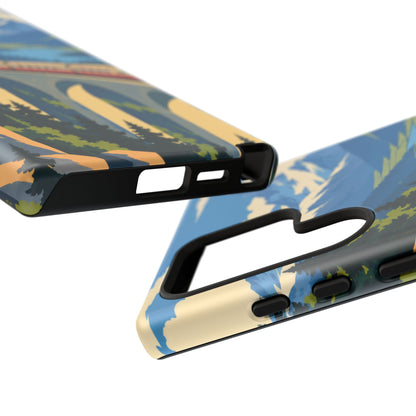 Travel by Train — Alpine Express Samsung Galaxy Tough Case | train travel