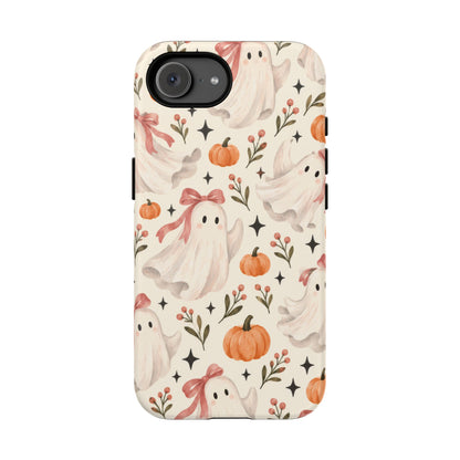Blush Boo Social iPhone Tough Case | cute ghost