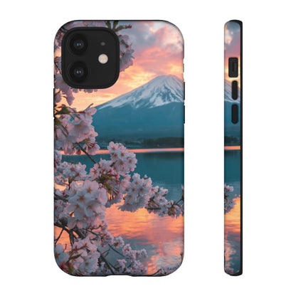 Fuji Petal Reflection iPhone Tough Phone Case