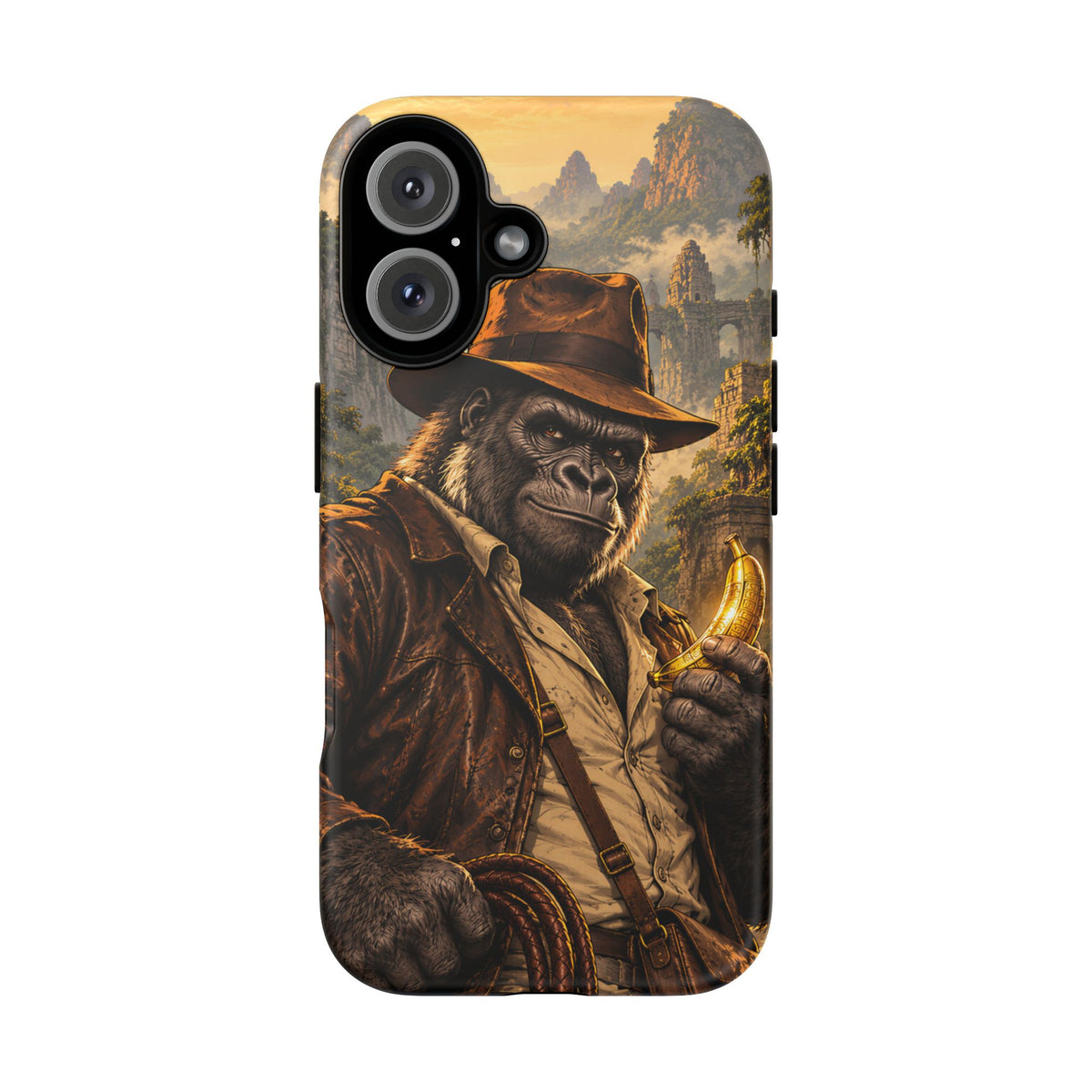 Adventure Gorilla iPhone Tough Case | Temple of Bananas