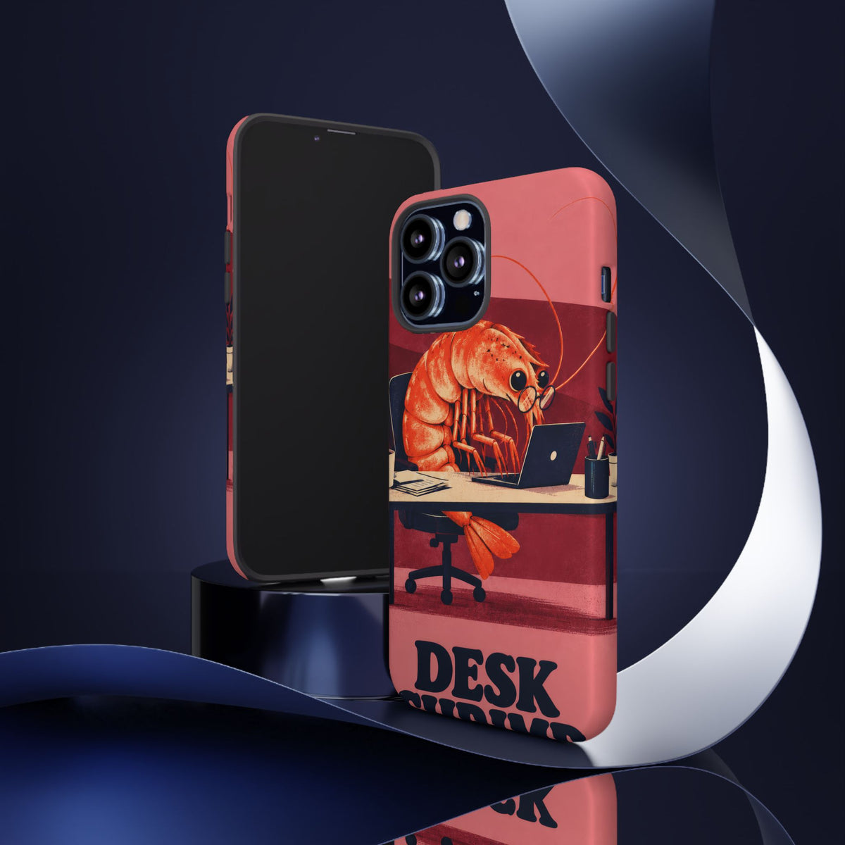 Desk Shrimp iPhone Tough Case