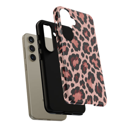 Wild Burgundy Samsung Galaxy Tough Case | leopard print