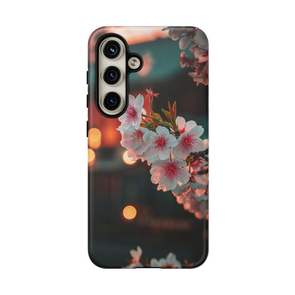Kyoto Blossom Lanterns Samsung Galaxy Tough Phone Case