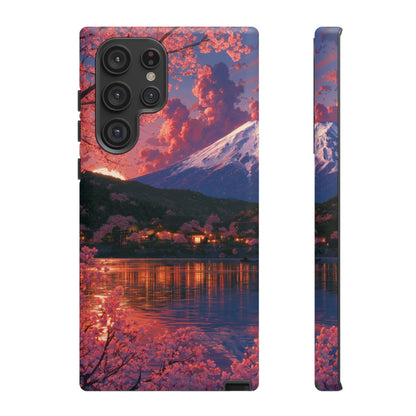 Sakura Lakeside Village Samsung Galaxy Tough Phone Case