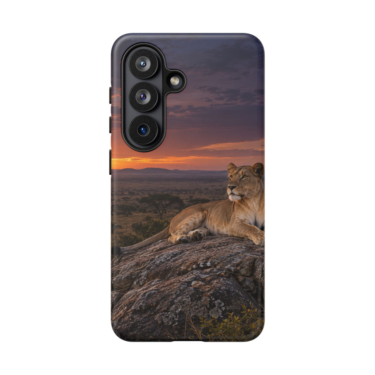 Lioness in the Blue Hour Samsung Galaxy Tough Case
