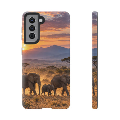 Elephants at First Light Samsung Galaxy Tough Case | african elephants