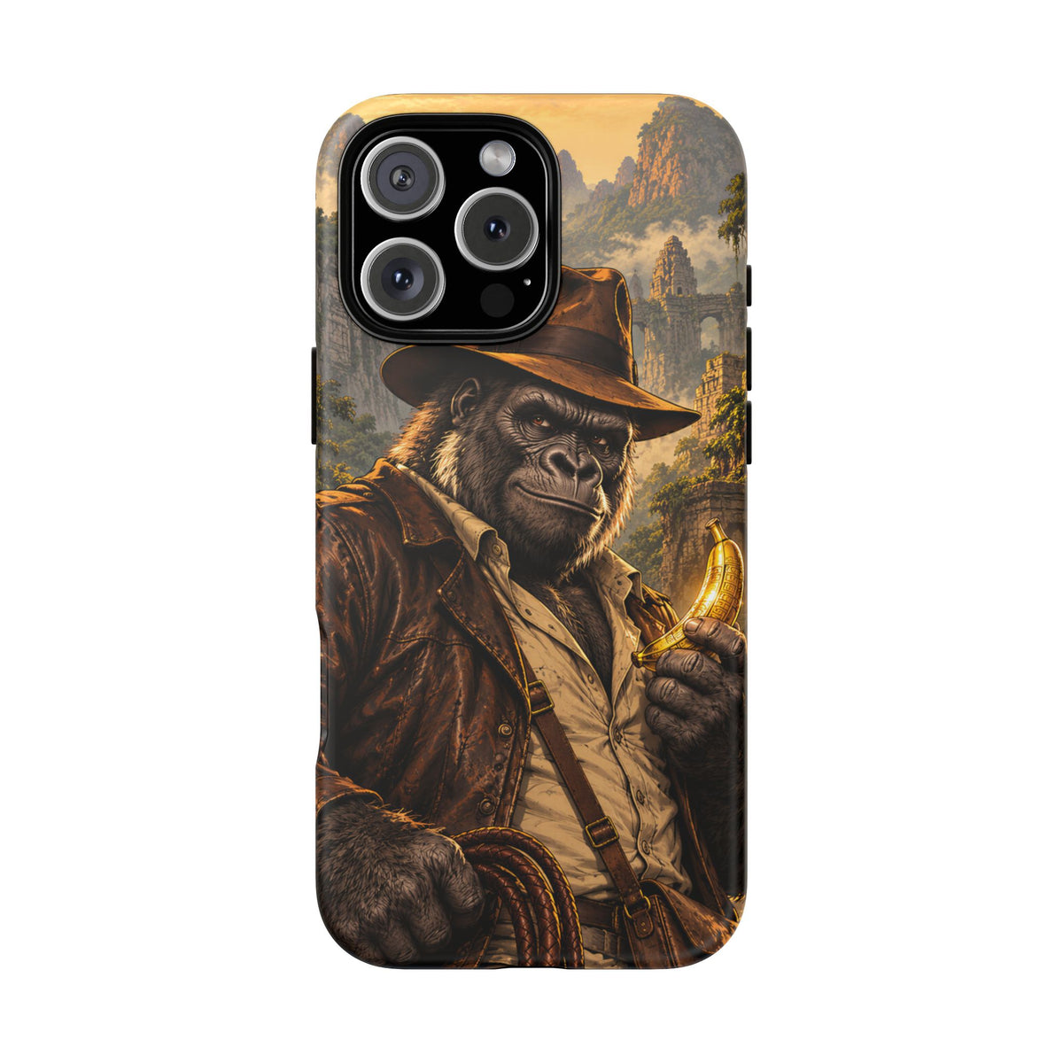 Adventure Gorilla iPhone Tough Case | Temple of Bananas