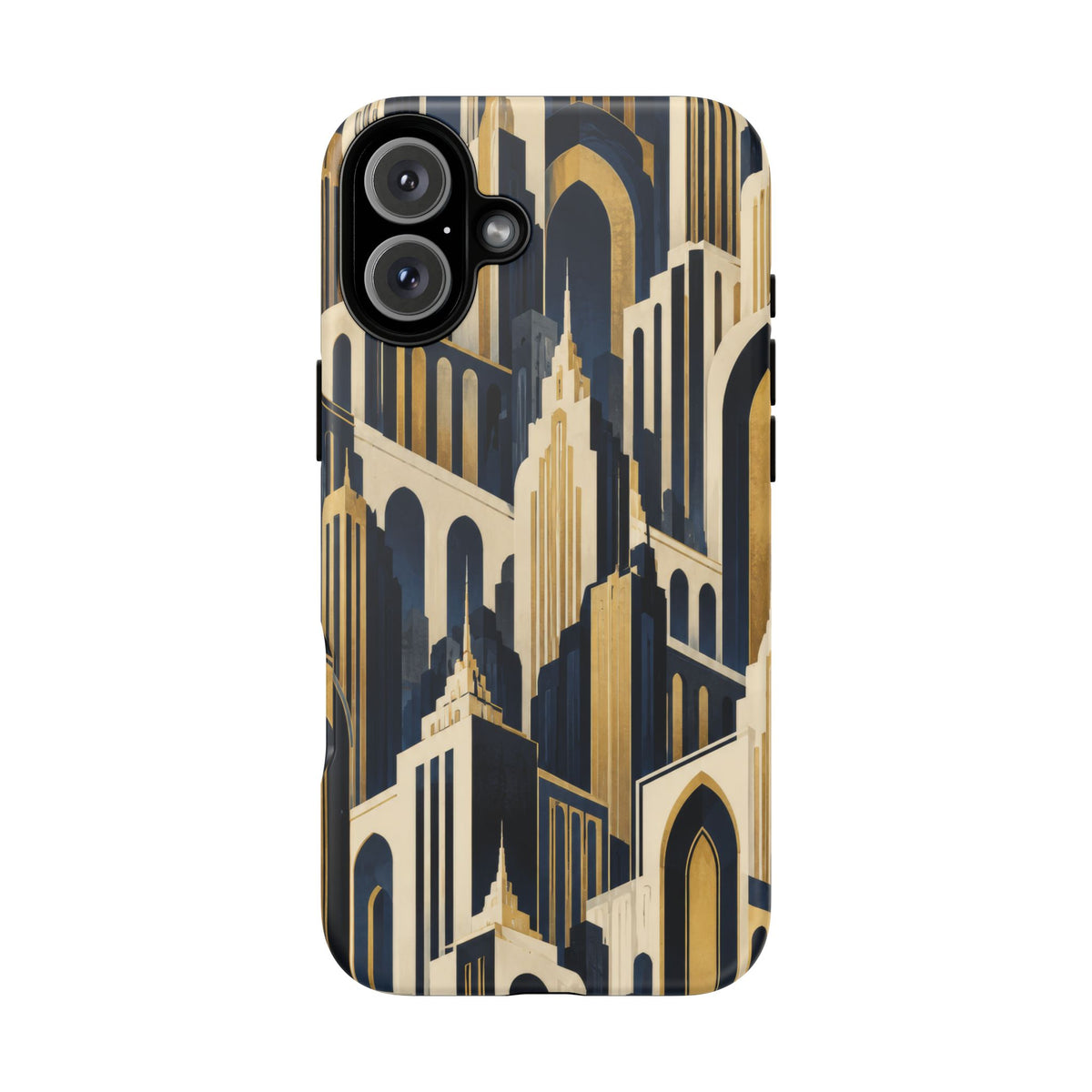 Midnight Metropolis iPhone Tough Case | art deco