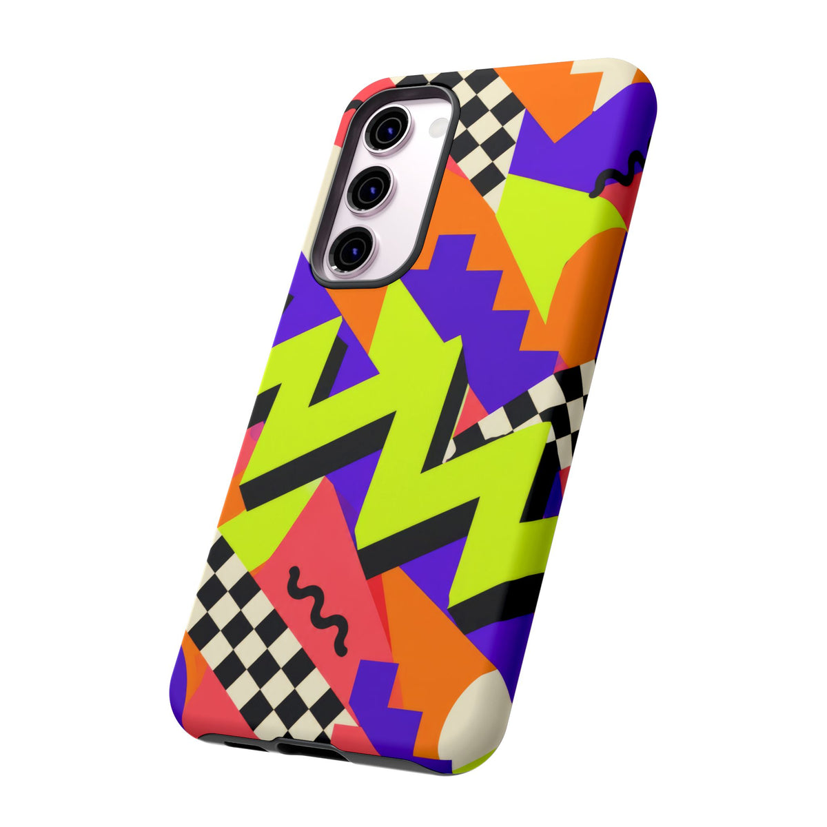 Acid Arcade Samsung Galaxy Tough Case | Bright Retro Geometry