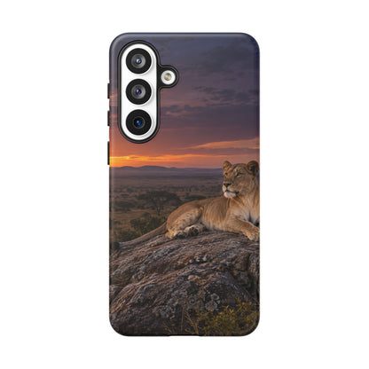 Lioness in the Blue Hour Samsung Galaxy Tough Case