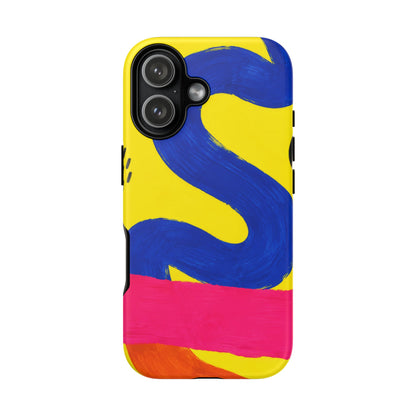 Offbeat iPhone Tough Case | Abstract Color Block Art