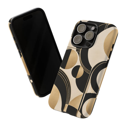 Pearl Orbit iPhone Tough Case | art deco