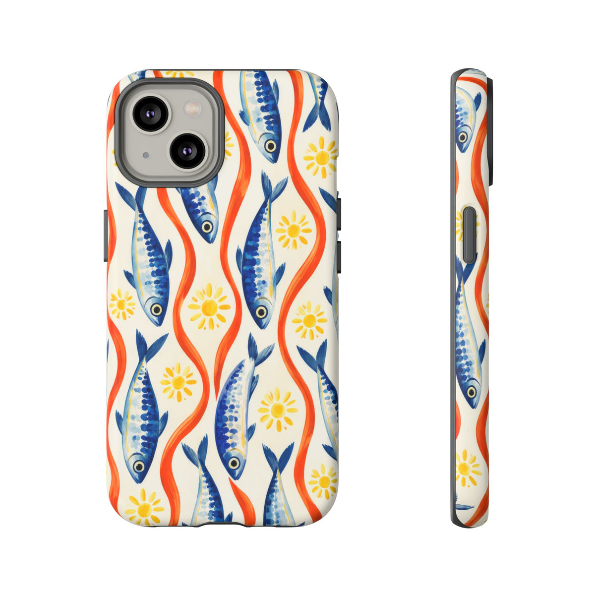 Sardine Social iPhone Tough Case | sardine print