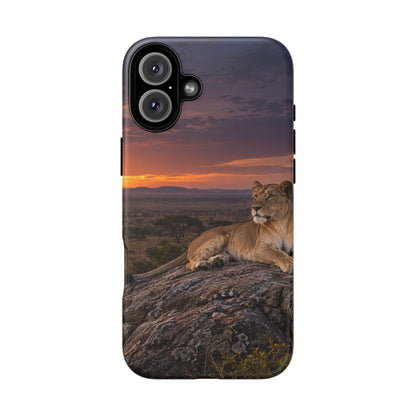 Lioness in the Blue Hour iPhone Tough Case