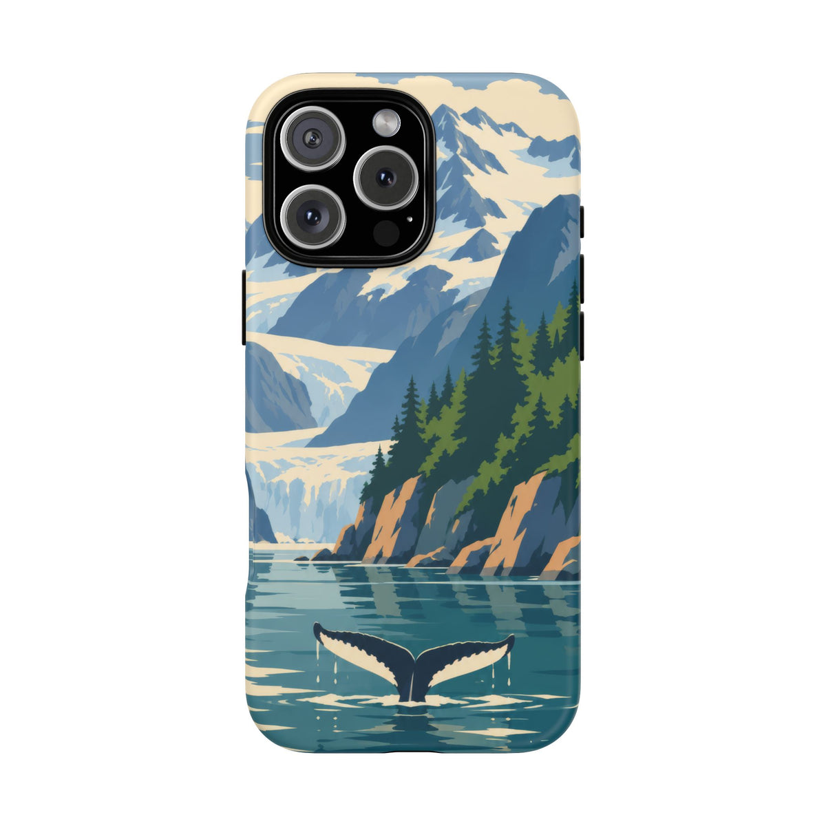 Glacier Bay — Fjord Silence iPhone Tough Case
