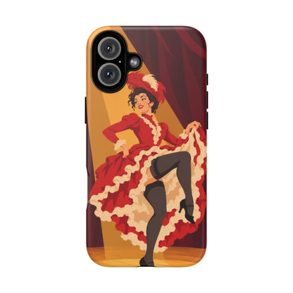 Moulin Rouge Dancer — Crimson Cabaret iPhone Tough Case | cabaret dancer