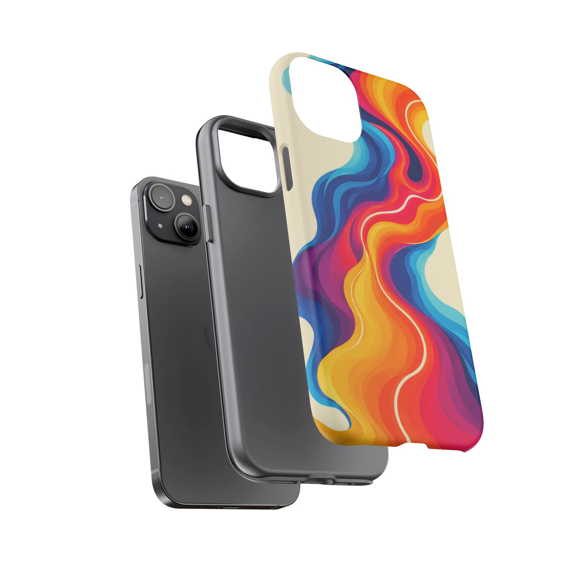 Electric Tide iPhone Tough Case | psychedelic wave