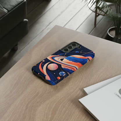 Cosmic Cut Paper Samsung Galaxy Tough Case | modern space