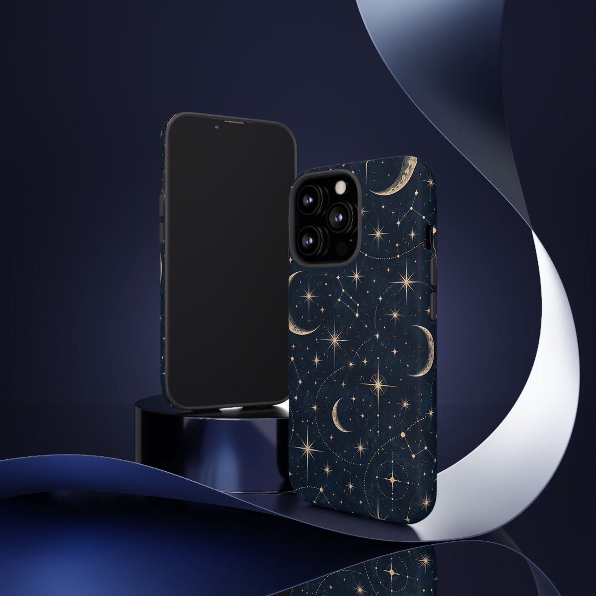 Celestial Moon iPhone Tough Case | Nocturne Atlas