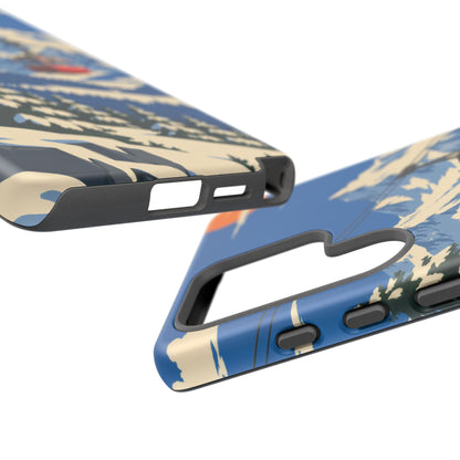 Swiss Skiing — Lift to the Sky Samsung Galaxy Tough Case