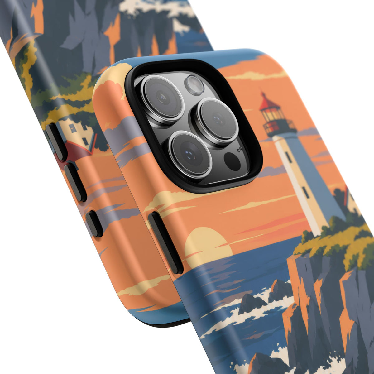 Lighthouse — Atlantic Beacon iPhone Tough Case