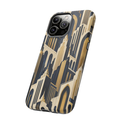 Midnight Metropolis iPhone Tough Case | art deco