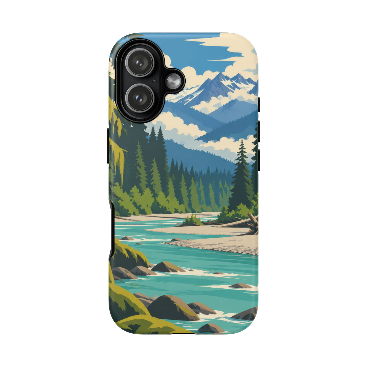 Hoh Rain Forest — Rivergreen iPhone Tough Case