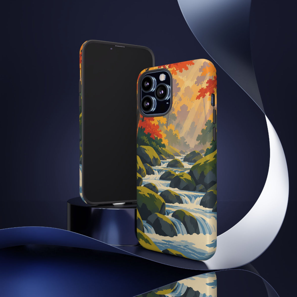 Great Smoky Mountains — Autumn Creek iPhone Tough Case