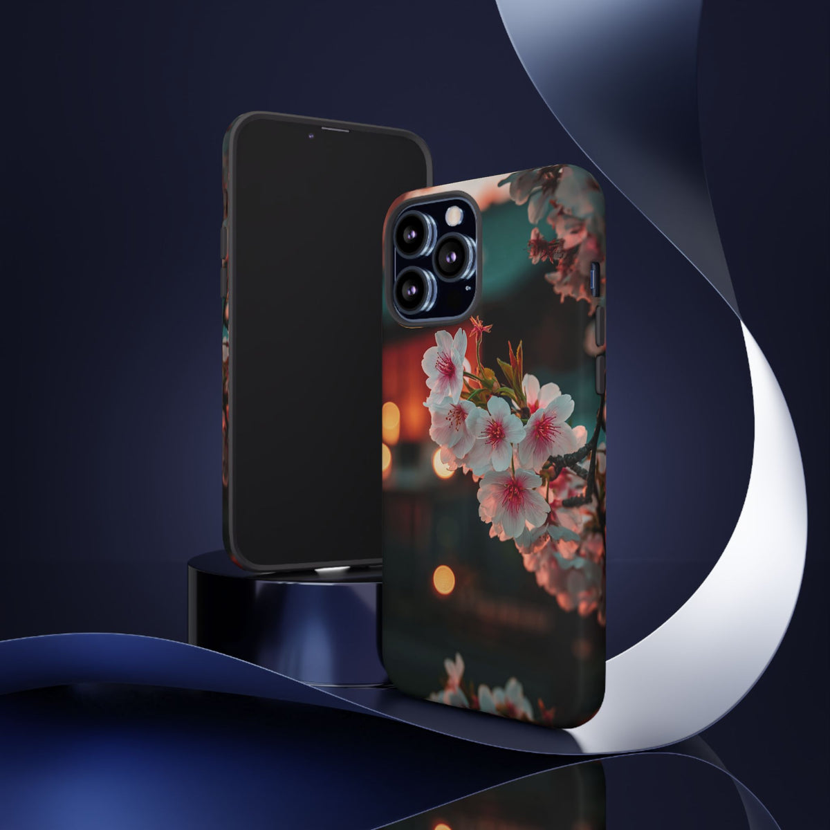 Kyoto Blossom Lanterns iPhone Tough Phone Case