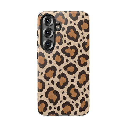 Leopard Print Samsung Galaxy Tough Case | Cocoa Wildcat